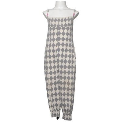 Novastar, Jumpsuit, Größe: 110, Grau/Beige, Baumwolle/Elasthan, Karo #a8A