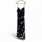 Vintage Forever 21 Floral Maxi Dress Size Medium In Black And White