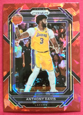 2022-23 Panini - Prizm - RED CRACKED ICE - Anthony Davis #122