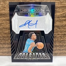 ISH SMITH 2023-24 OBSIDIAN VOLCANIC AUTOGRAPH HORNETS #VS-ISH AUTO /99