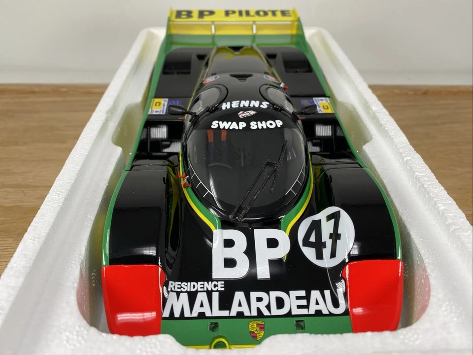 1/18 Minichamps 1983 BP Swap Shop Porsche 956L Henn Schlesser LeMans 180836947! Foto 2 de 4