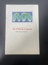 Vintage Coca Cola Company 1973 Annual Report To Stockholders