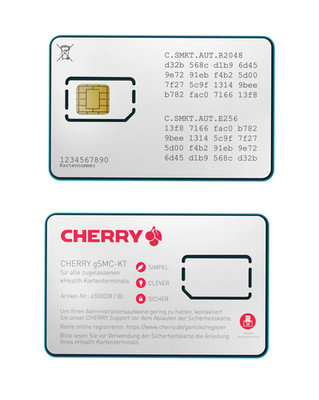 CHERRY gSMC-KT-2.1 ECC-fähige Sicherheitskarte zur Verwendung eines gematik-zuge