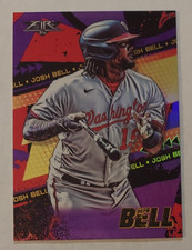 Josh Bell (Nationals) 2022 Topps Fire baseball PURPLE (only 99 made)