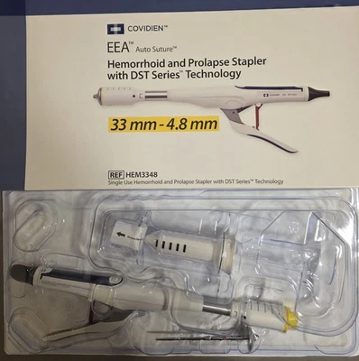 HEM3348 EEA Auto Suture Hemorrhoid and Prolapse Stapler w/ DST 33mm - 4.8mm - Bild 1 von 2