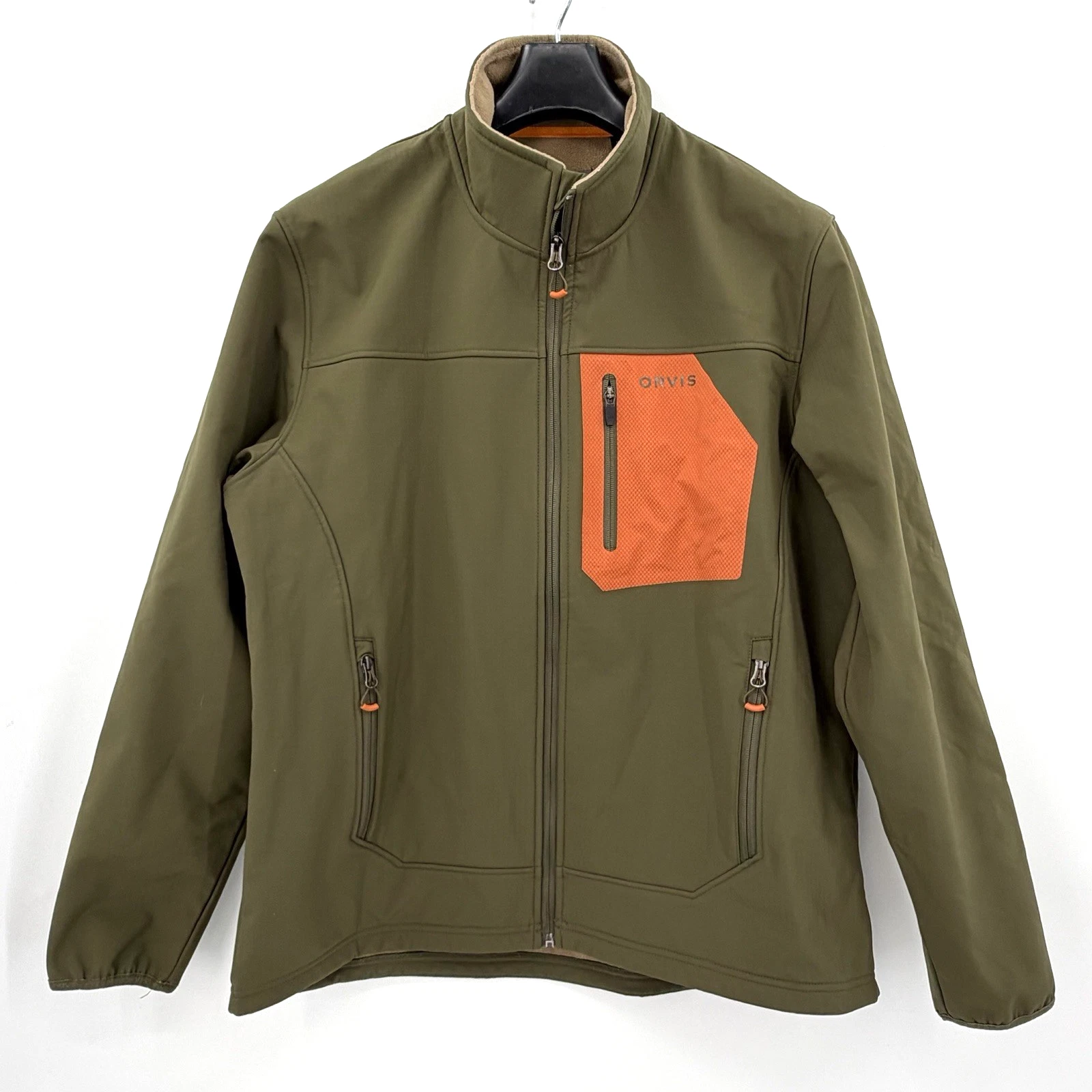 Orvis Tech Olive Blaze Orange Softshell Hunting/Fishing Jacket ~ Men's Size L
Opens in a new window