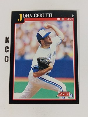 1991 Score Baseball MLB Toronto Blue Jays #786 John Cerutti