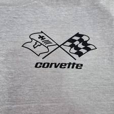 GM Official Corvette 73 Graphic T-Shirt Mens Size M Car Racing