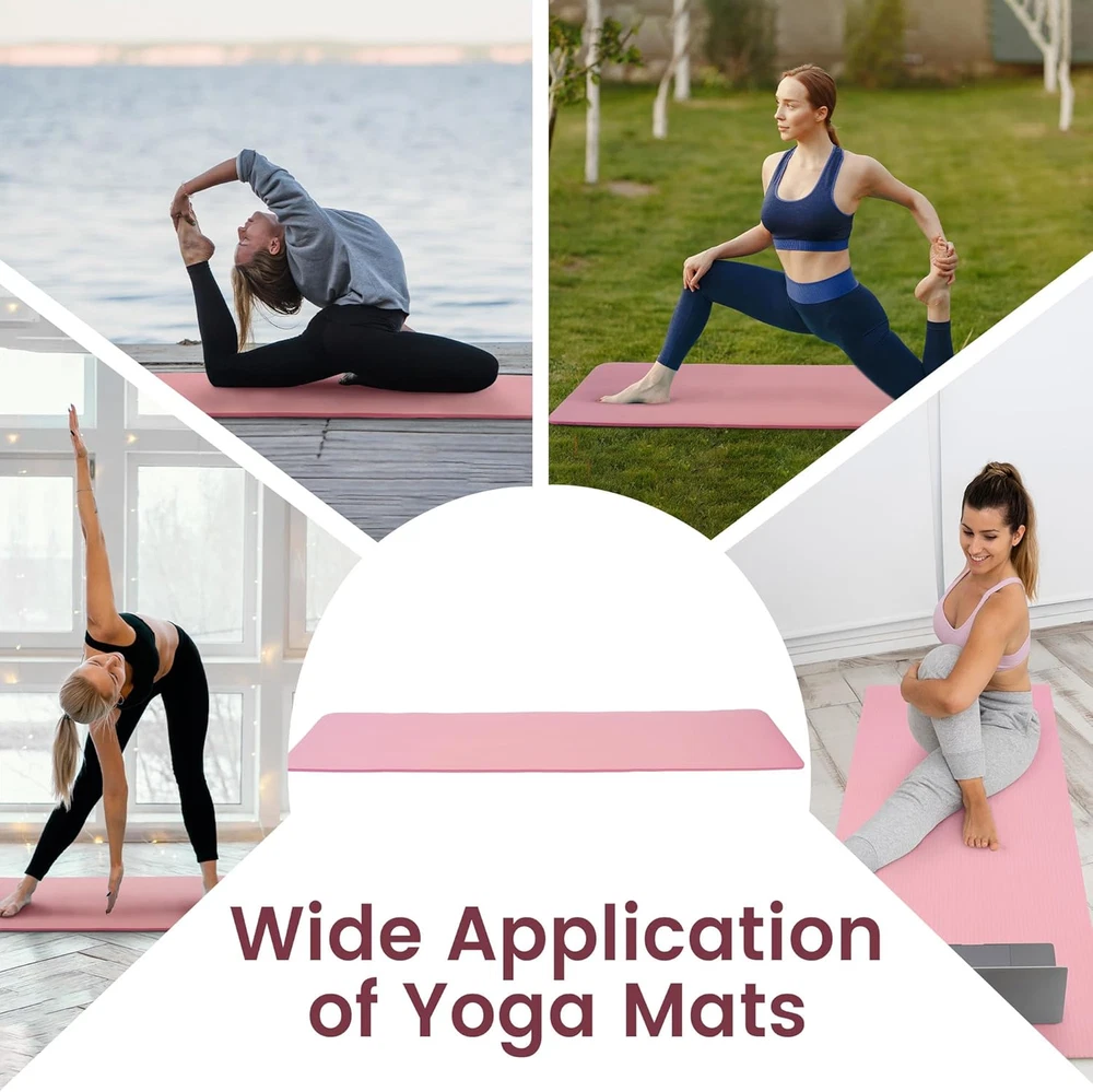 Extra Thick 1/2-Inch High Density Anti-Tear Yoga Exercise Mat Extra Thick 1/2-Inch High Density Anti-Tear Yoga Exercise Mat