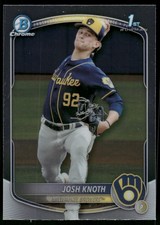2025 Bowman #BCP-136 Josh Knoth Chrome Prospects