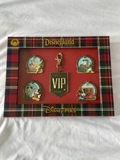 Disneyland 70th Anniversary VIP Tour Pin Set-New