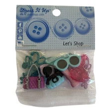 Dress It Up Lets Shop Embellishments & Buttons -  Purses Perfume Glasses - 185