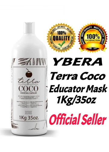 Ybera Terra Coco Professional Brazilian Keratin Treatment|Selante Vegan 1Kg/35Oz