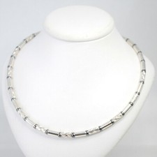 Collier Zig Zag Aztec En Hématite SV925 Tiffany & Co. Argent Sterling 925 Bijoux