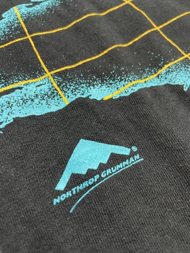Vintage 1994 Blackbird Northrop Grumman Graphic T-Shirt Size XL - Picture 5 of 7