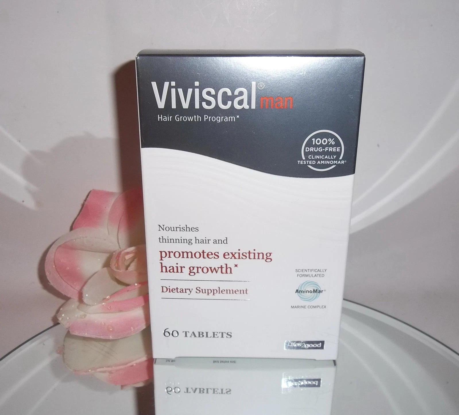 Viviscal Man Extra Strength Hair Loss Growth Supplement Vitamins 60 Tablets 1mo