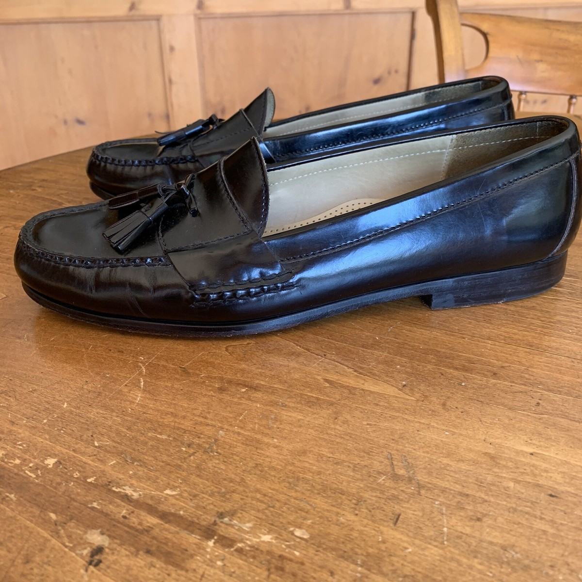 Cole Haan Black Tassel Loafers Mens 13 D | eBay display picture 2