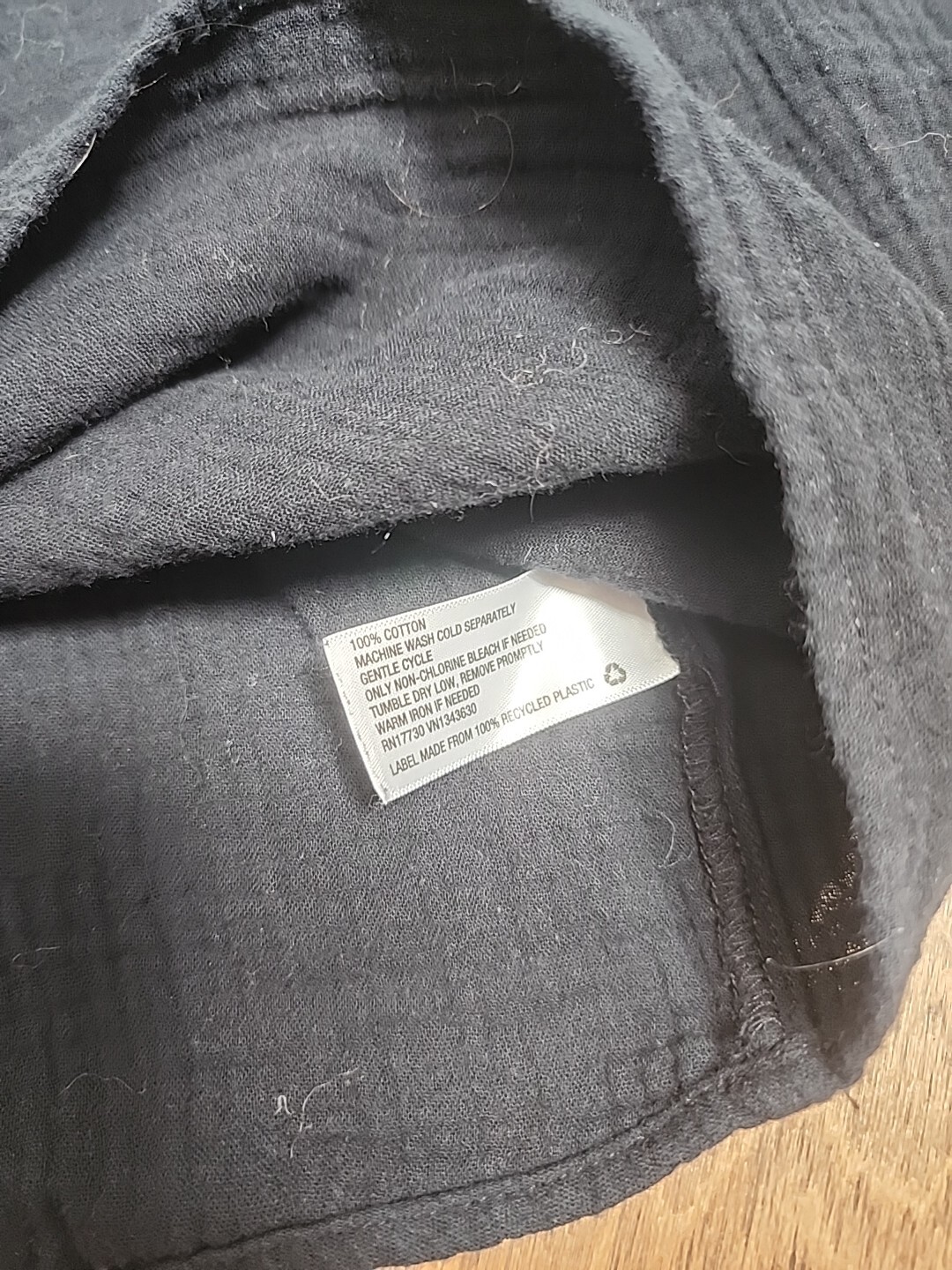 Universal Thread Black Medium 100% Cotton Top Wit… - image 4