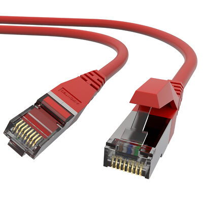 Lankabel Rot Gigabit Netzwerk Patch Kabel Router Internet Kabel RJ45 Cat 6 LSOH