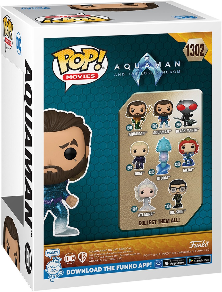 Aquaman and the Lost Kingdom - Aquaman 1302 - Funko Pop! Vinyl Figur | eBay