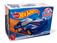 AMT 1997 Dodge Viper GTS "Hot Wheels" 1:25 Scale Plastic Model Car Kit 1349
