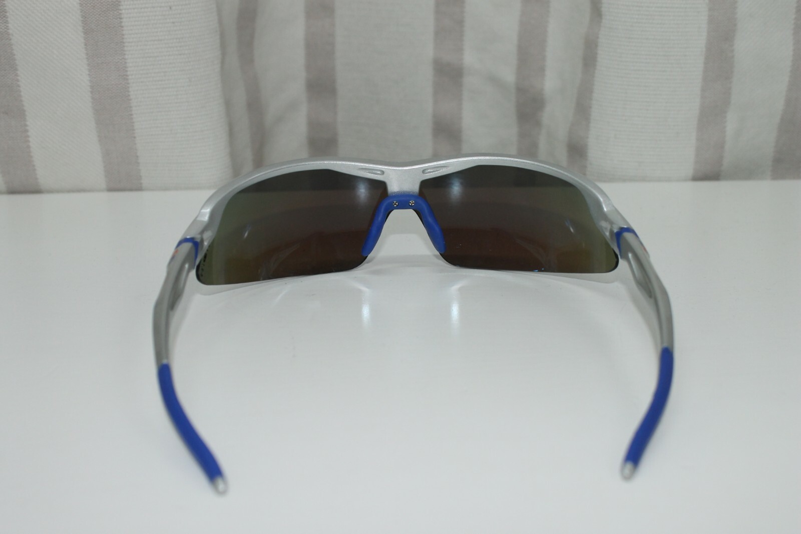 Occhiali da Ciclismo per Bici Corsa Sole con Lenti Blu a Specchio Sci Running foto 5