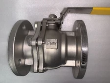 FNW  2-1/2 in Stainless Steel Full Port Flanged 150# Ball Valve