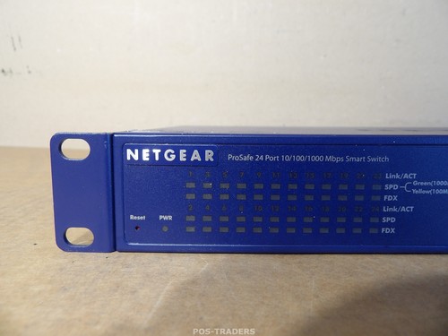 NETGEAR ProSafe GS724T V4 24-Port Managed Gigabit Ethernet Switch + RACK EARS - Afbeelding 3 van 8
