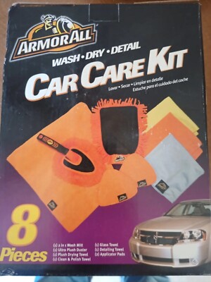 🎁 X-MAS 🎄 Armor All Wash Dry Detail Piece Car Care Kit Christmas Gift  🎁 🎄