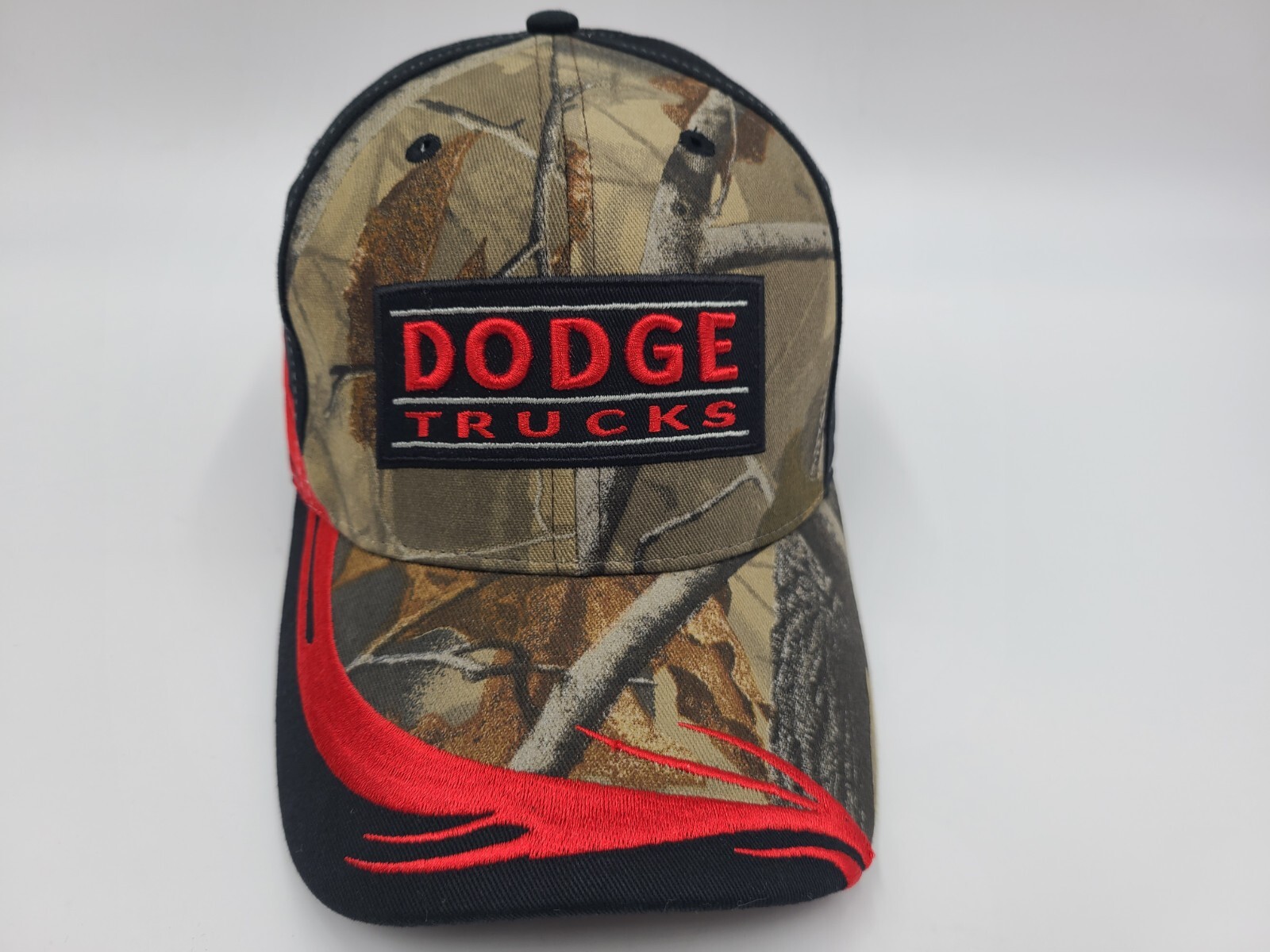 Dodge Trucks Camo Strapback Adjustable Hat Cap Hunt Fish Men Women Brown Black