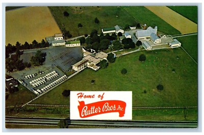 York Pennsylvania PA Postcard Aerial View Home Of Rutter Bros Inc Vintage