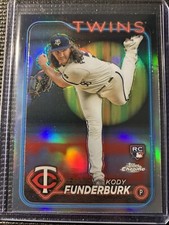 Kody Funderburk Rangers Rookie Refractor 297 2024 Topps Chrome