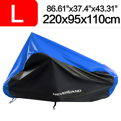 NEVERLAND 190T L Motorrad Abdeckung Motorradgarage Wasserdicht Ganzgarage Schutz