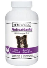VetClassics Antioxidants for Dogs, 120 Chewable Tablets