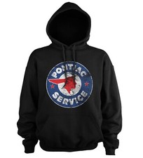 Officially Licensed Pontiac Service Logo Hoodie S-5XL Sizes