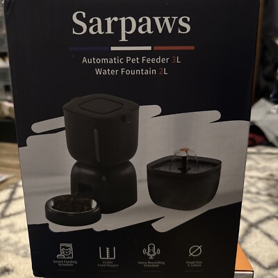 Sarpaws Automatic Pet Feeder & Water Fountain