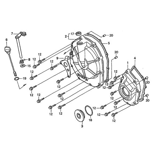 Visserie Allen inox moteur complet Honda CBF 600 N S PC38 2004-2007
