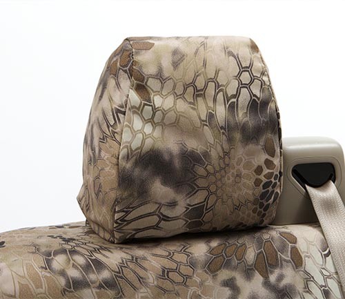 Coverking Custom Seat Covers Ballistic with Kryptek Camo - Choose Color And Rows - Picture 4 of 12
