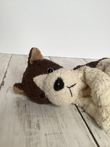 Russ Luv Pets Yapper Puppy Dog Cream Brown Miniature Stuffed Beanbag Plush 5” - Picture 6 of 10