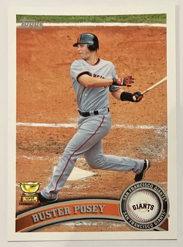 Buster Posey 2011 Topps Base Gold Cup 2nd Year #198 San Francisco Giants ESE QTY