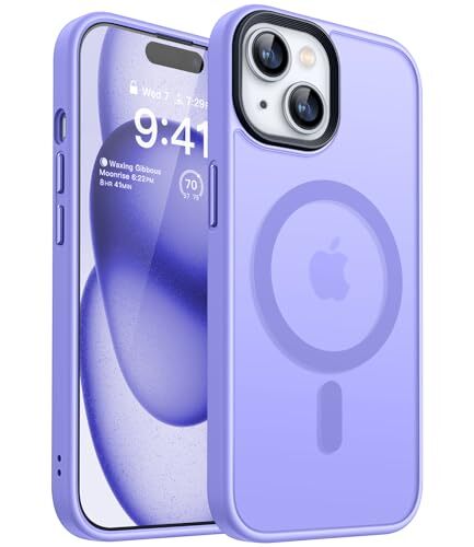 CANSHN Magnetic Case for iPhone 15 Case Compatible with MagSafe & MIL-Grade D...-image