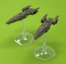 Manticore Corvette Ships Set of 2 Wargame Miniature No Bases