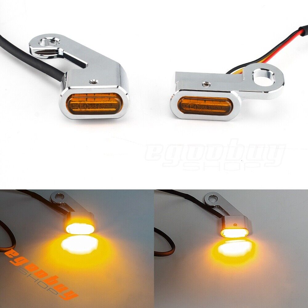 E4 Mini LED Motorcycle Turn Signal Light /DRL For Harley Softail Dyna  Touring – Tacos Y Mas
