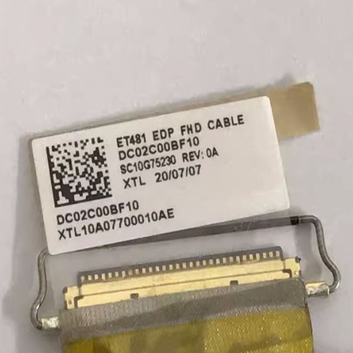 For Lenovo Thinkpad T480S 01YN993 01EN999 DC02C00BF10 SBB0N10639 New LCD Cable - Picture 2 of 2