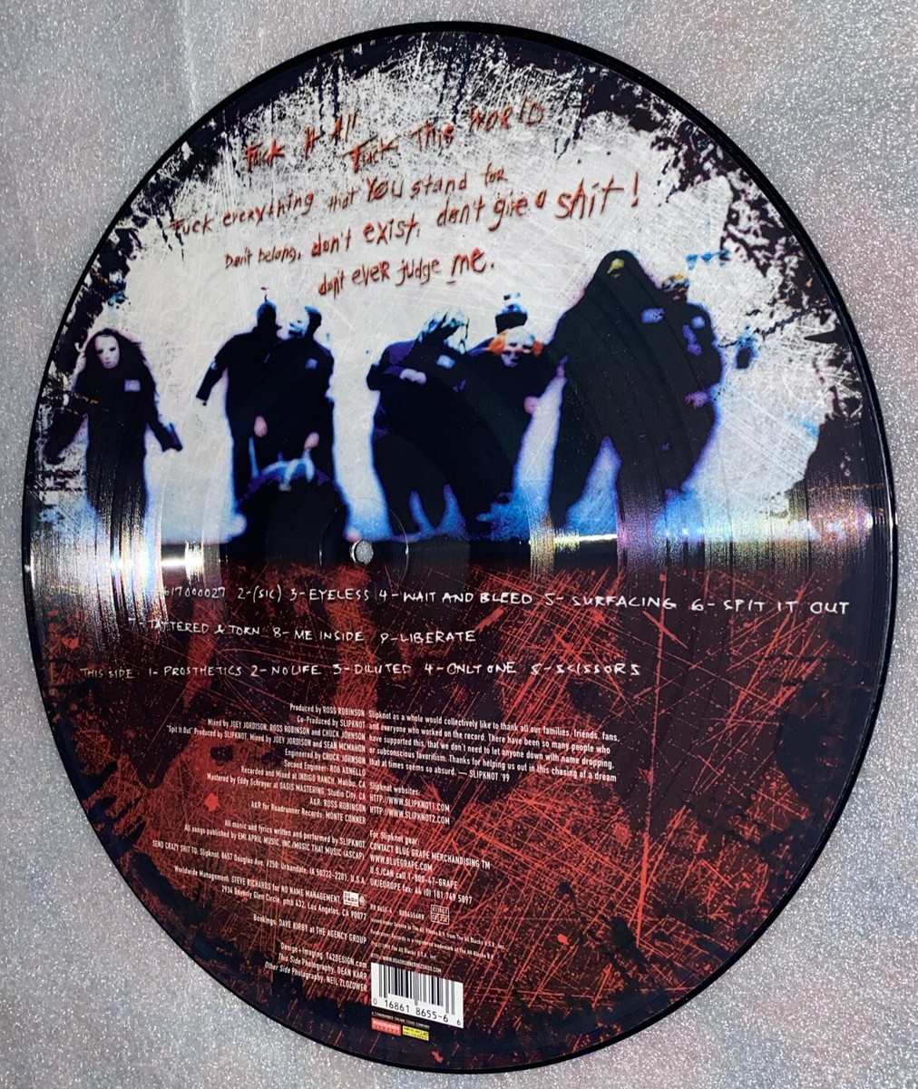 SlipknoT, Self Titled, First Press, 12” Picture Disc, Mint