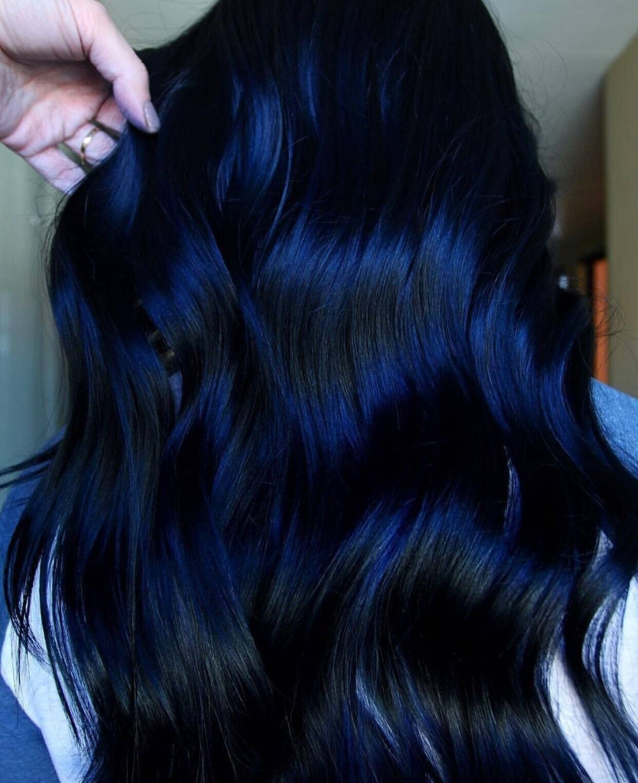 2 Mystic Divine 1B Luminous Shine Demi-Permanent Hair Color Blue Black For  Sale Online | Ebay