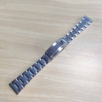 For SKX007 Straight Oyster End Silver Glide Lock Clasp Watch Band bracelet 22mm