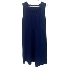 NWT Talbots Navy Blue Sheath Dress Size 8 Career Classic Party