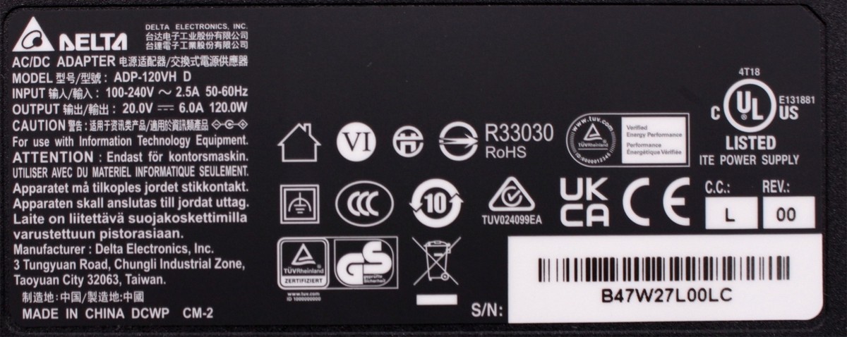 Chargeur/Alimentation pour PACKARD BELL IPOWER GX-Q005FR