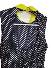 Forever 21 Polka Dot Mint Collar Short Mini Backless Dress size S. 